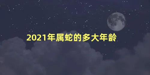 2021年属蛇的多大年龄