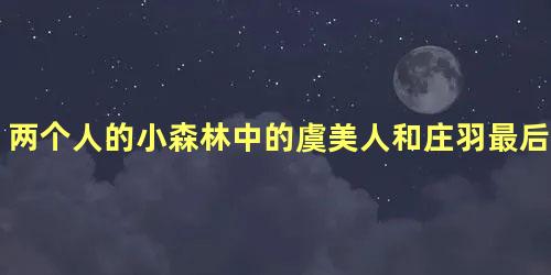 两个人的小森林中的虞美人和庄羽最后是什么结局