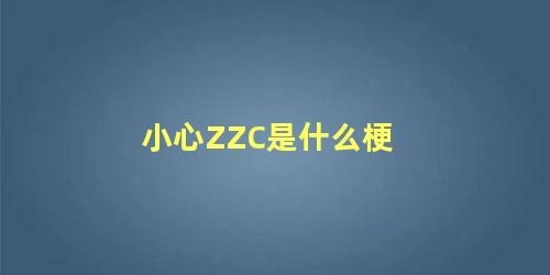 小心ZZC是什么梗