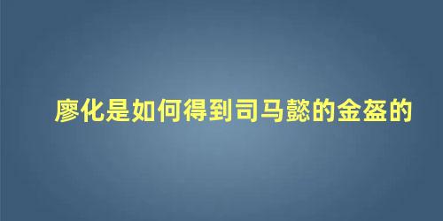 廖化是如何得到司马懿的金盔的