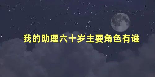 我的助理六十岁主要角色有谁