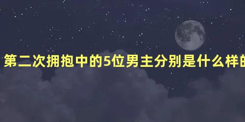 第二次拥抱中的5位男主分别是什么样的结局