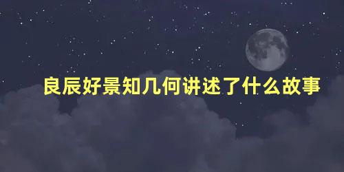 良辰好景知几何讲述了什么故事