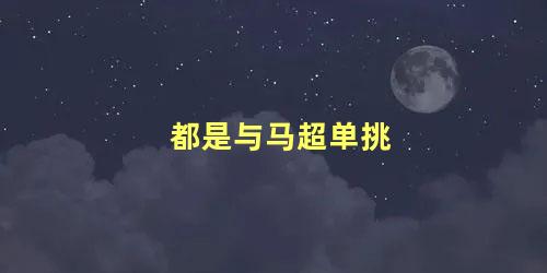 都是与马超单挑